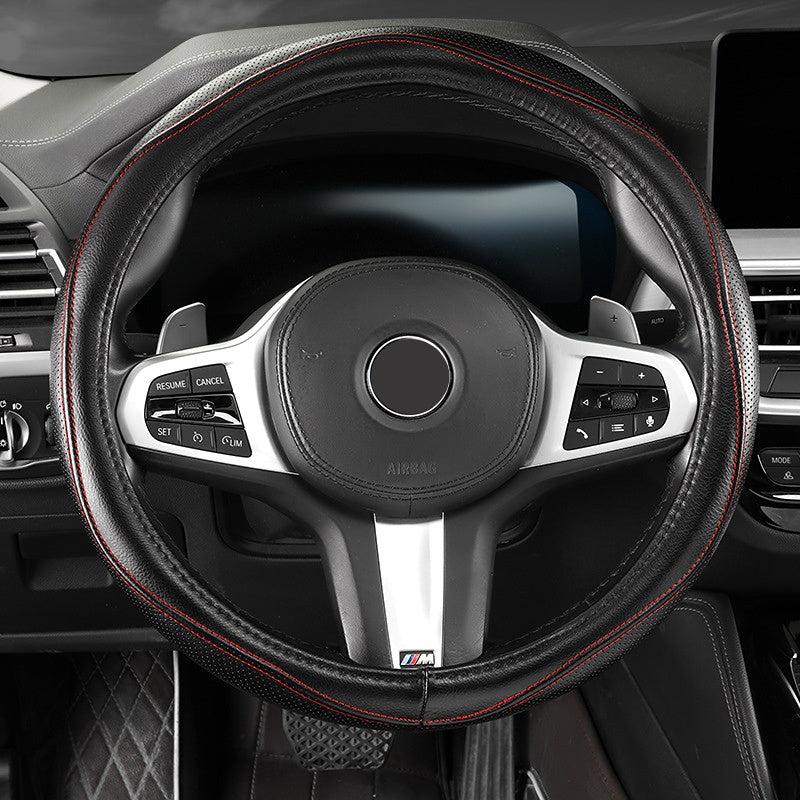 Classic WaveStitch Leather Steering Wheel Cover