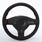 Perforated Leather Sew-on Steering Wheel Cover