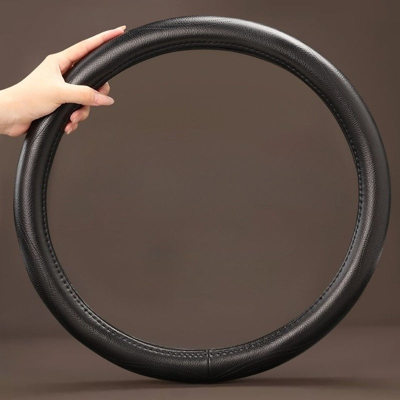Minimal Perforated Leather Steering Wheel Cover