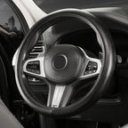 Minimal Perforated Leather Steering Wheel Cover