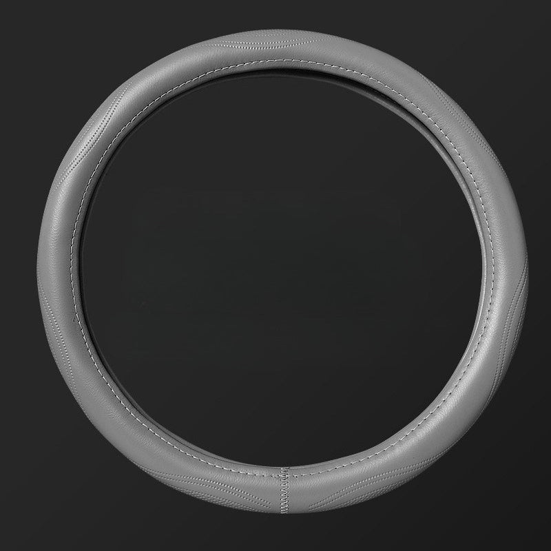 Minimal Perforated Leather Steering Wheel Cover