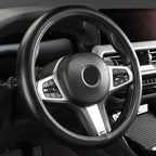 Minimal Perforated Leather Steering Wheel Cover