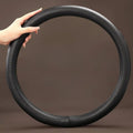 Croc-Embossed Leather Steering Wheel Cover