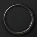 Croc-Embossed Leather Steering Wheel Cover