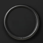 Croc-Embossed Leather Steering Wheel Cover