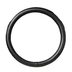 Croc-Embossed Leather Steering Wheel Cover