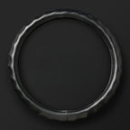 Wave-Edge Non-Slip Leather Steering Wheel Cover